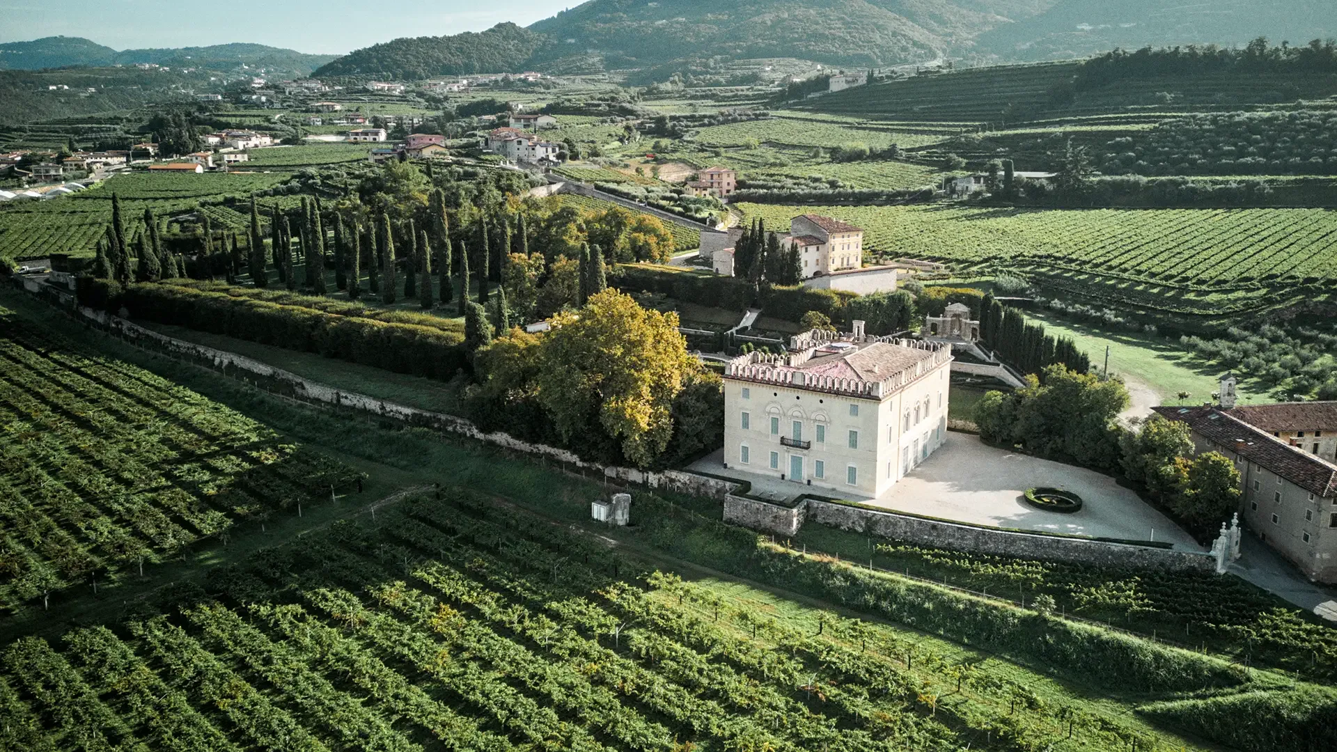 Vista alto villa rizzardi