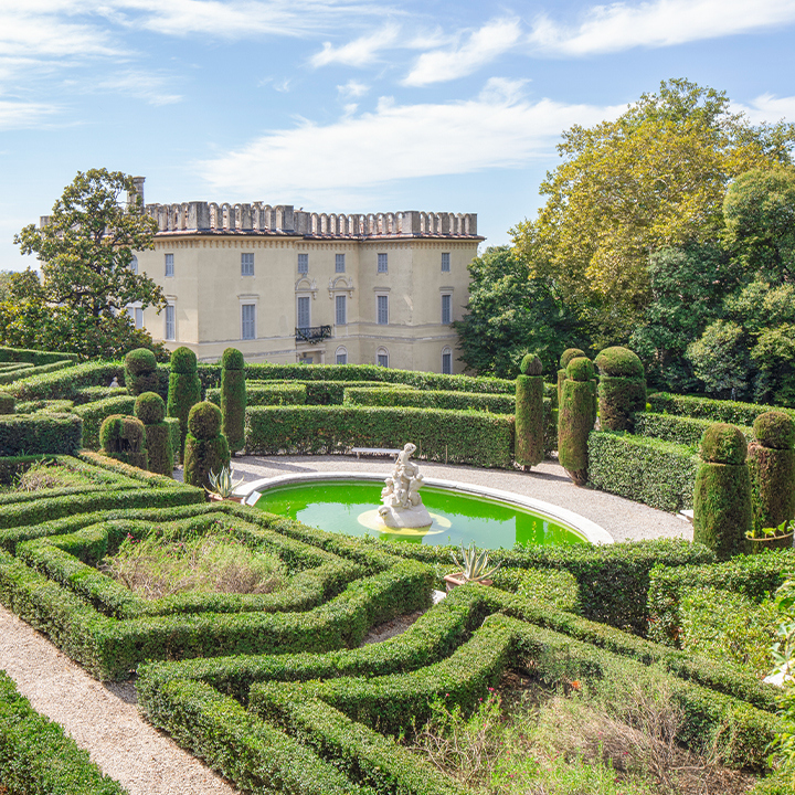 Villa rizzardi fontana giardino pojega